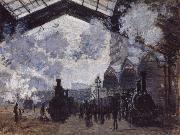 The Gare St Lazare, Claude Monet